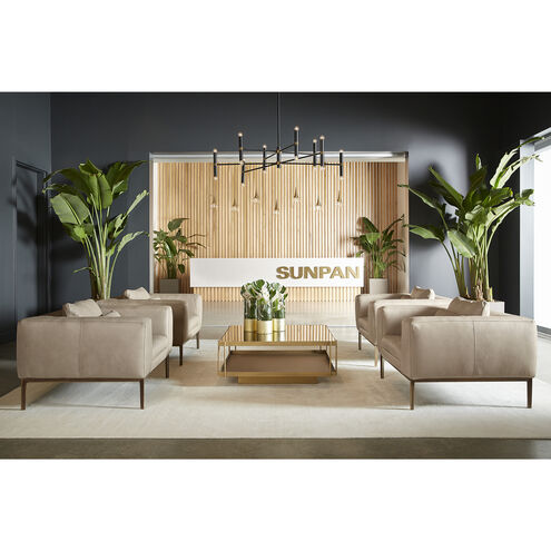 Burr Bali Bone Leather Sofa